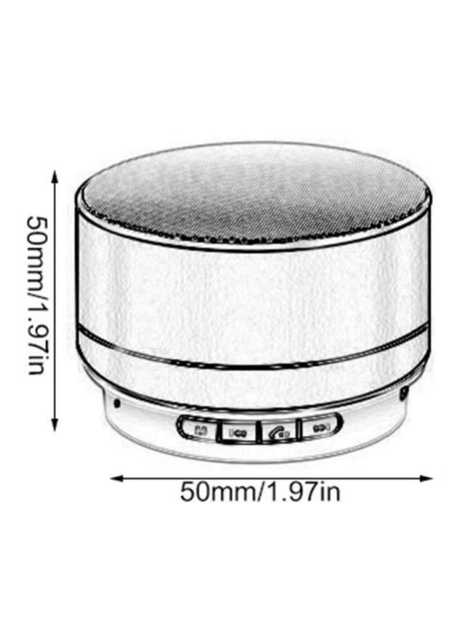 A10 Portable Bluetooth Speaker Rose Gold/White - Image 3