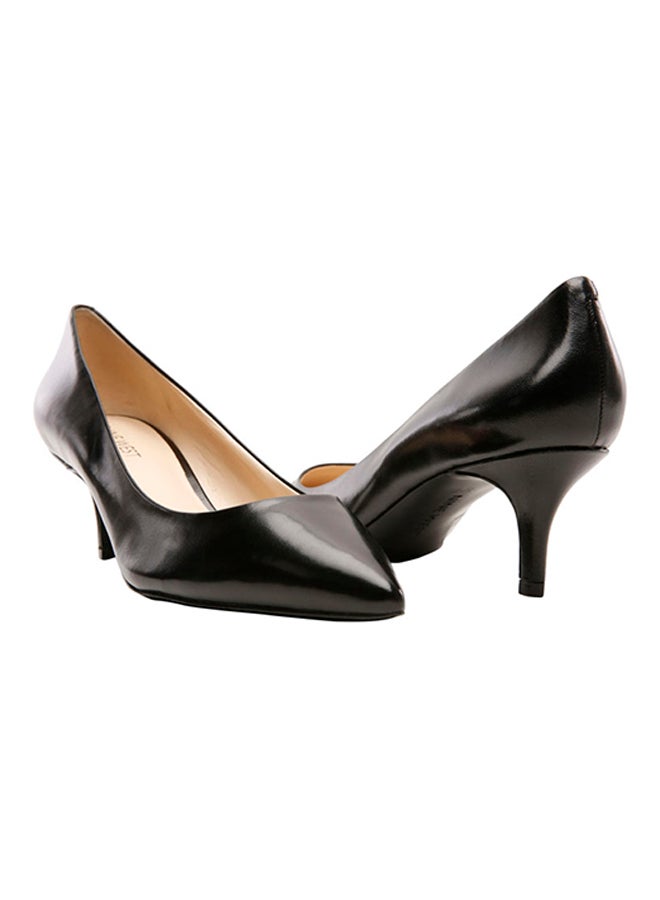 NINE WEST - Xeena Mid Heel Black - Image 1