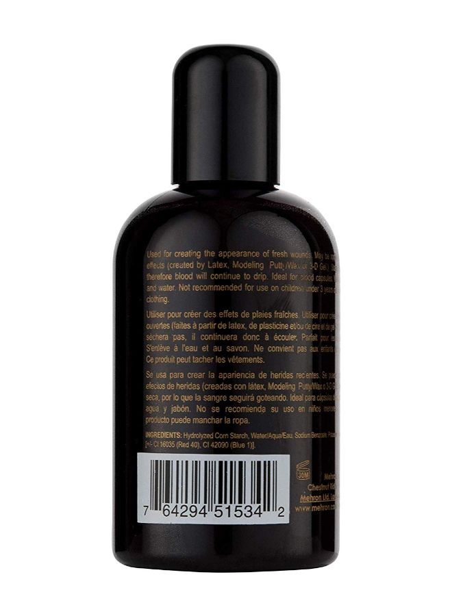 ميهرون طلاء المكياج ومستحضرات التجميل بنمط دم وهمي، مناسب للظهور على المسرح أحمر - Image 2