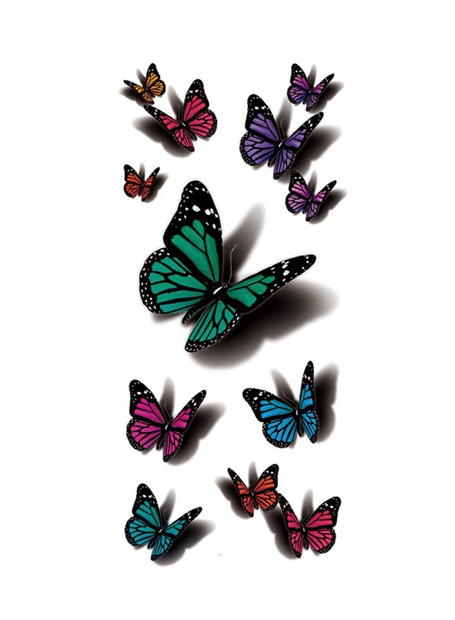 5-Piece 3D Attractive Waterproof Temporary Tattoo Sticker Multicolour - v1567581379/N29464576A_1