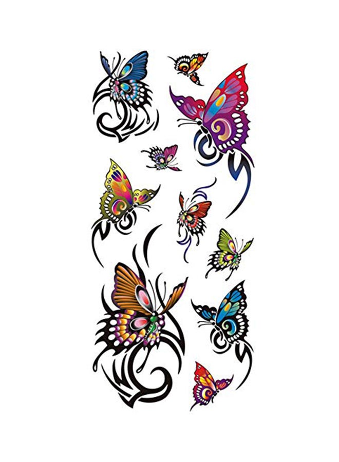 ملصق تاتو مؤقت بتصميم جذاب مضاد للماء من 5 قطع متعدد الألوان