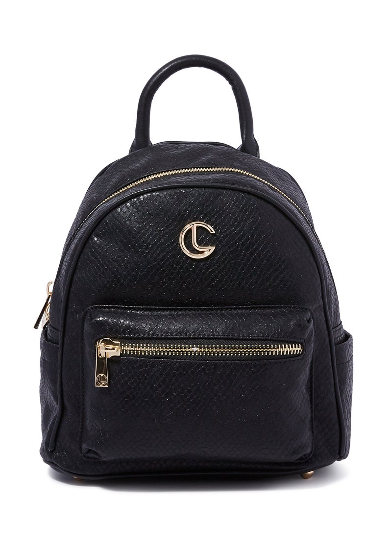 Le Confort Textured Mini Backpack Black  - Image 1