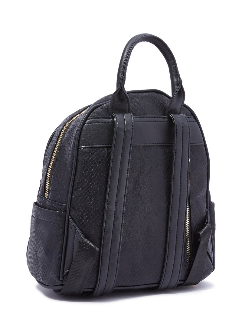 Le Confort Textured Mini Backpack Black  - Image 2