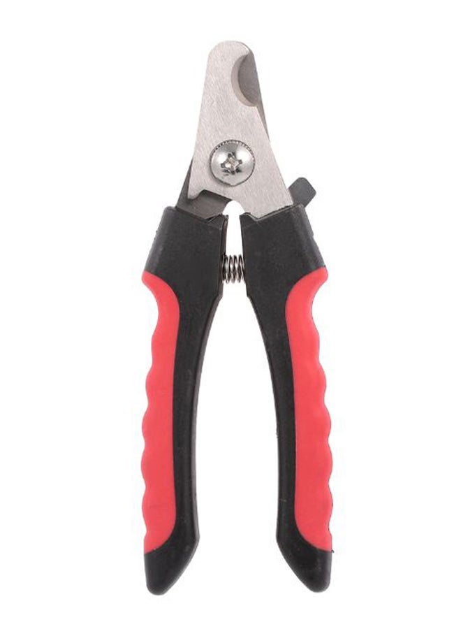 مقص أظافر الحيوانات الأليفة الاحترافي مع قصافة أحمر/أسود/فضي 16.0x5.5x2Ø³Ù†ØªÙŠÙ…ØªØ±