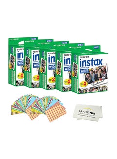 FUJIFILM Pack Of 100 Instax Wide Instant Film Multicolour  - Image 1