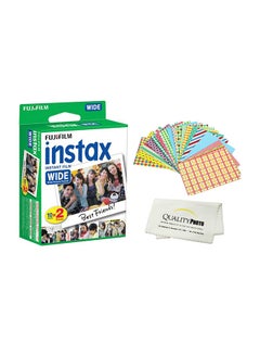FUJIFILM Instax Wide Instant Film Pack Of 20 Multicolour  - Image 1
