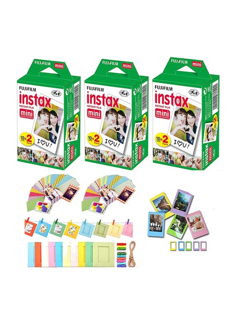 Instant Film With Decorative Stickers For Instax Mini 8 Multicolour