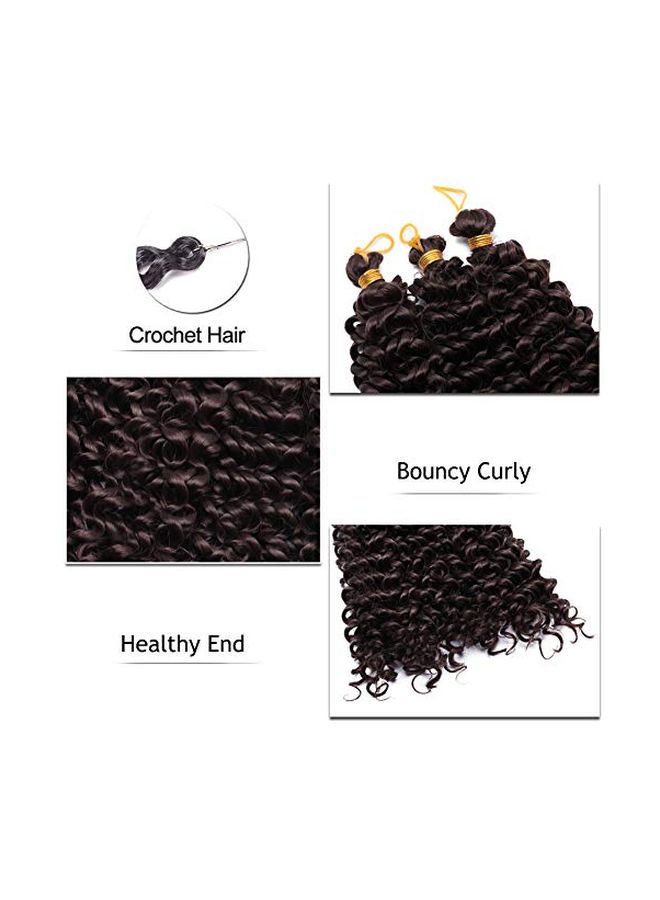 Pack Of 3 Crochet Braids Hair Extension Dark Brown - v1567597243/N29275695A_3