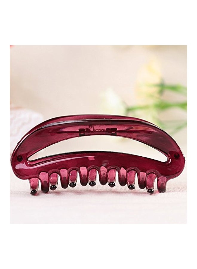 Prettyou Pack Of 4 Hair Clips Set Red/Blue/Purple 4inch - Image 3