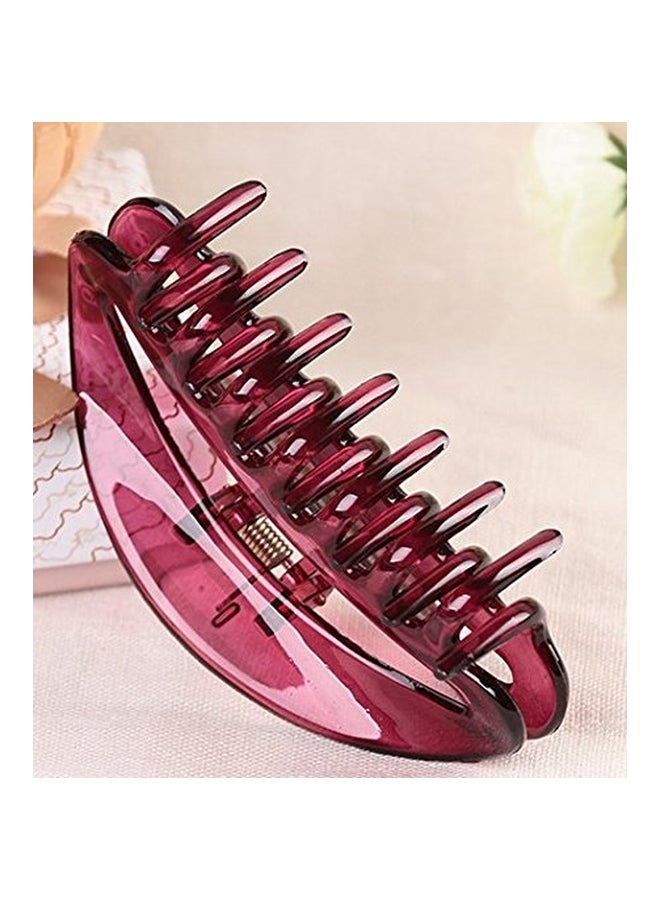 Prettyou Pack Of 4 Hair Clips Set Red/Blue/Purple 4inch - Image 4