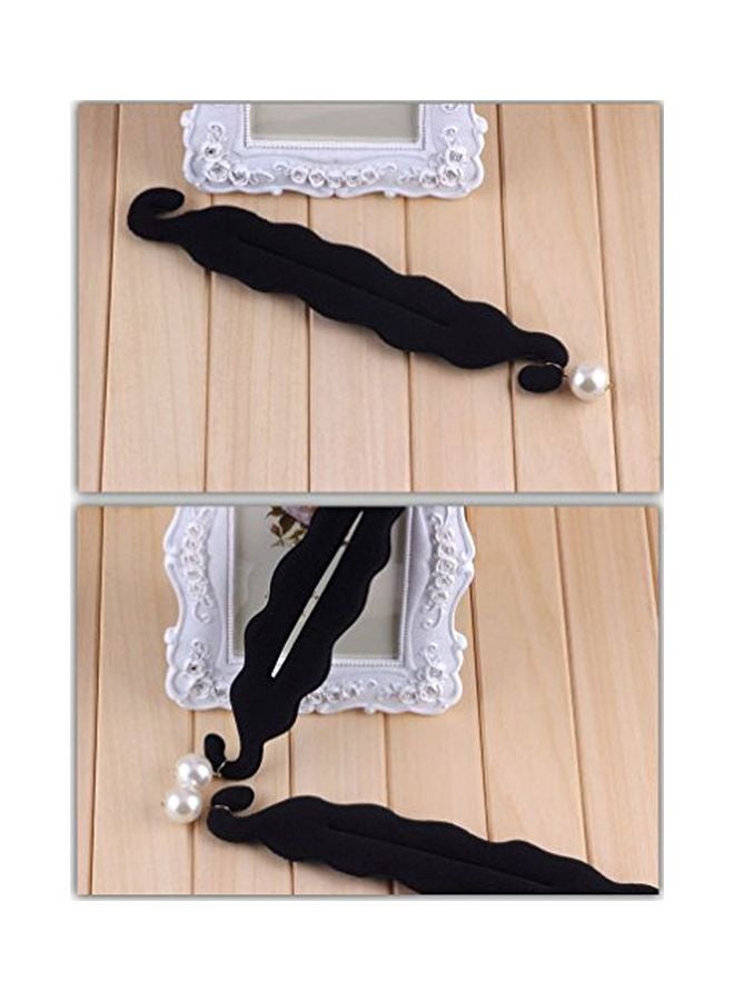 AKOAK 2-Piece Hook Clip Black/White - Image 2
