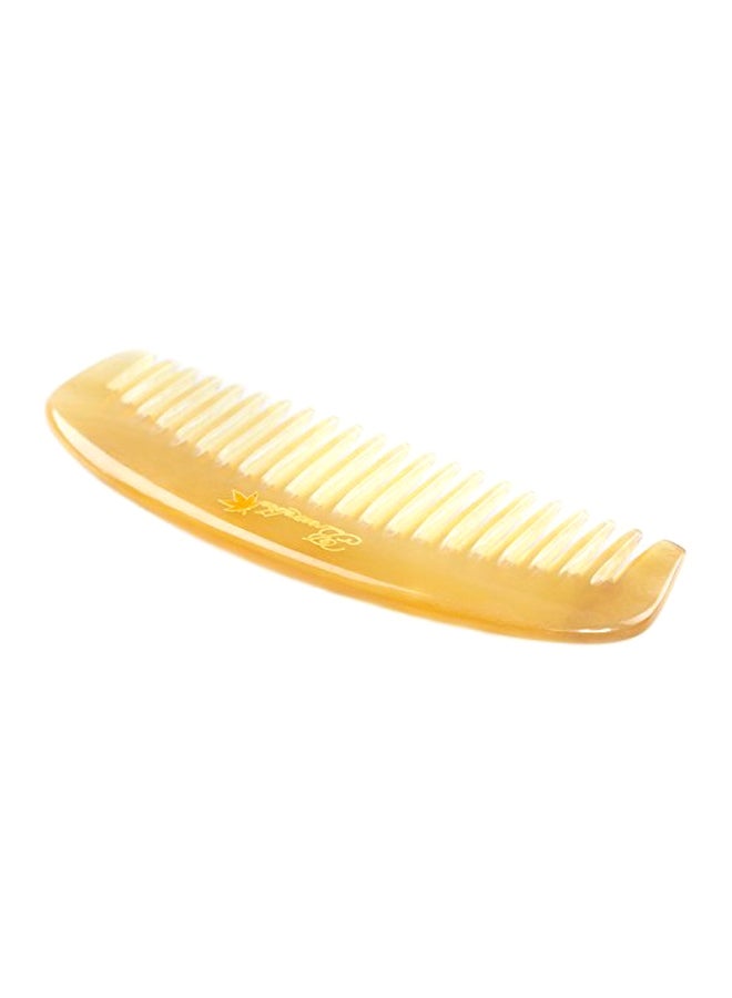 Wide Tooth Hair Comb Yellow 5inch - v1567597315/N29275900A_1