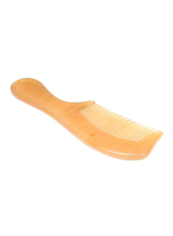 Breezelike Wide Tooth Detangling Comb Yellow 8inch - Image 1