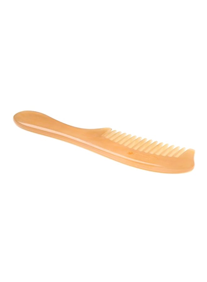 Breezelike Wide Tooth Detangling Comb Yellow 8inch - Image 3