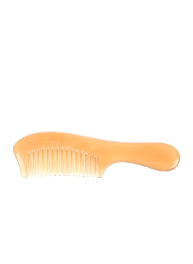 Breezelike Wide Tooth Detangling Comb Yellow 8inch - Image 4