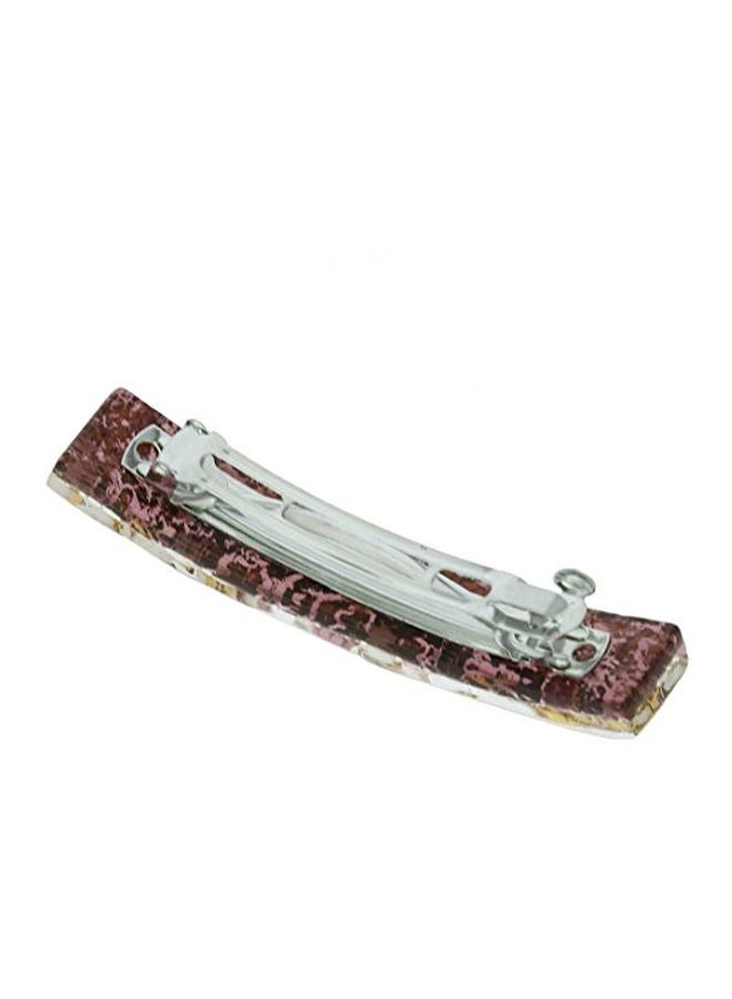 GlassOfVenice Venetian Reflection Hair Clip Gold/White/Pink - Image 2