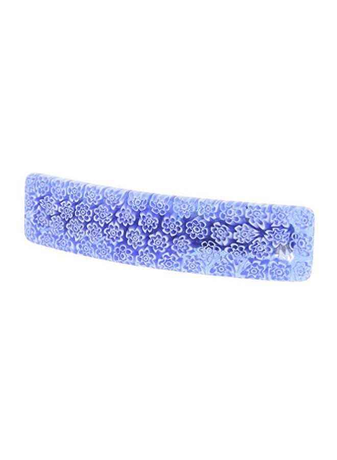 GlassOfVenice Millefiori Hair Clip Blue/White - Image 3