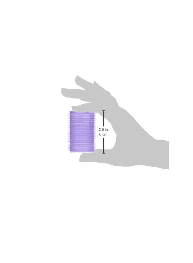 THE UM24 - 16-Piece Self Grip Hair Roller Set Purple - Image 1