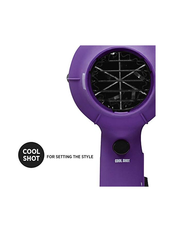 هوت تولز مجفف شعر احترافي تربو بتقنية الأيونات بنفسجي/ أسود - Image 4