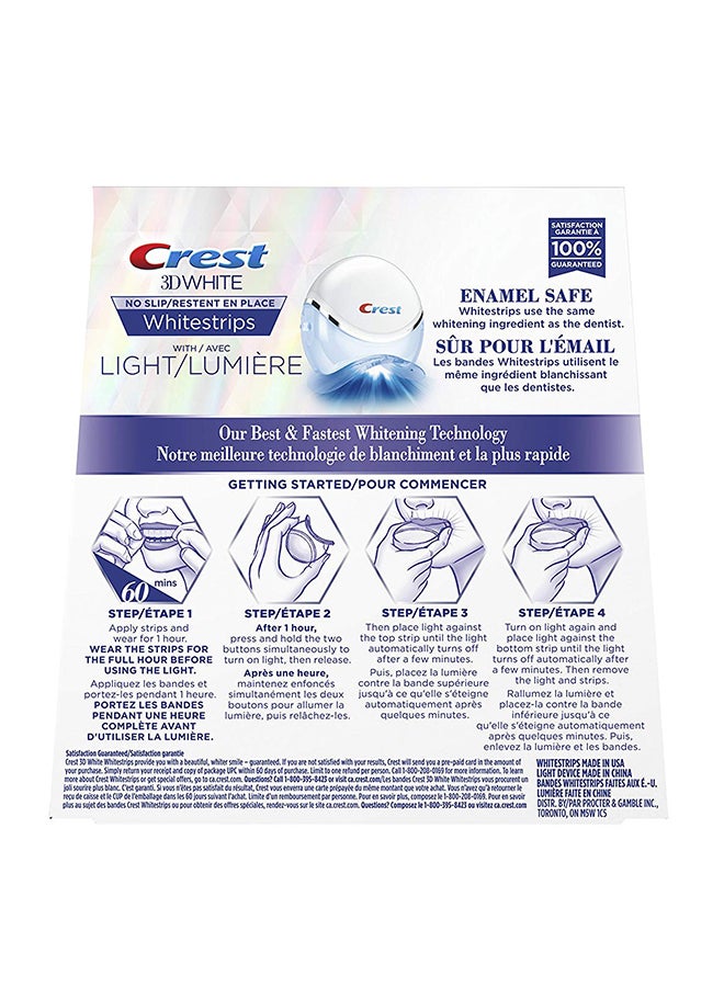 Crest 3D Teeth Whitening Strips With Light White 141grams  - Image 2