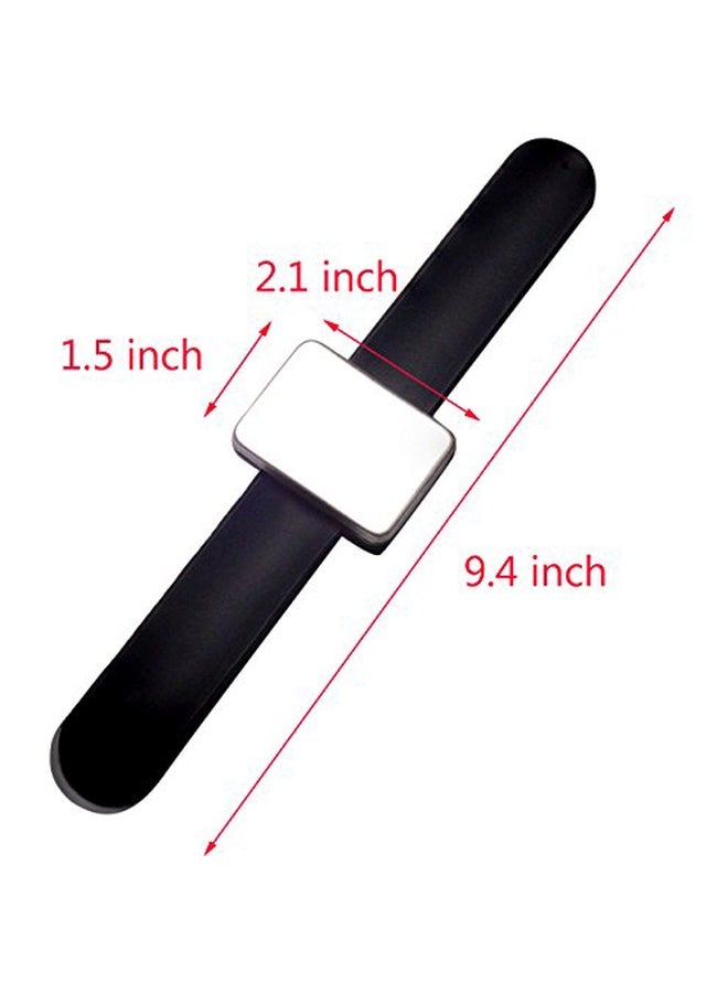 Perfehair Bobby Pins Holder Wrist Strap Black/Silver  - Image 2