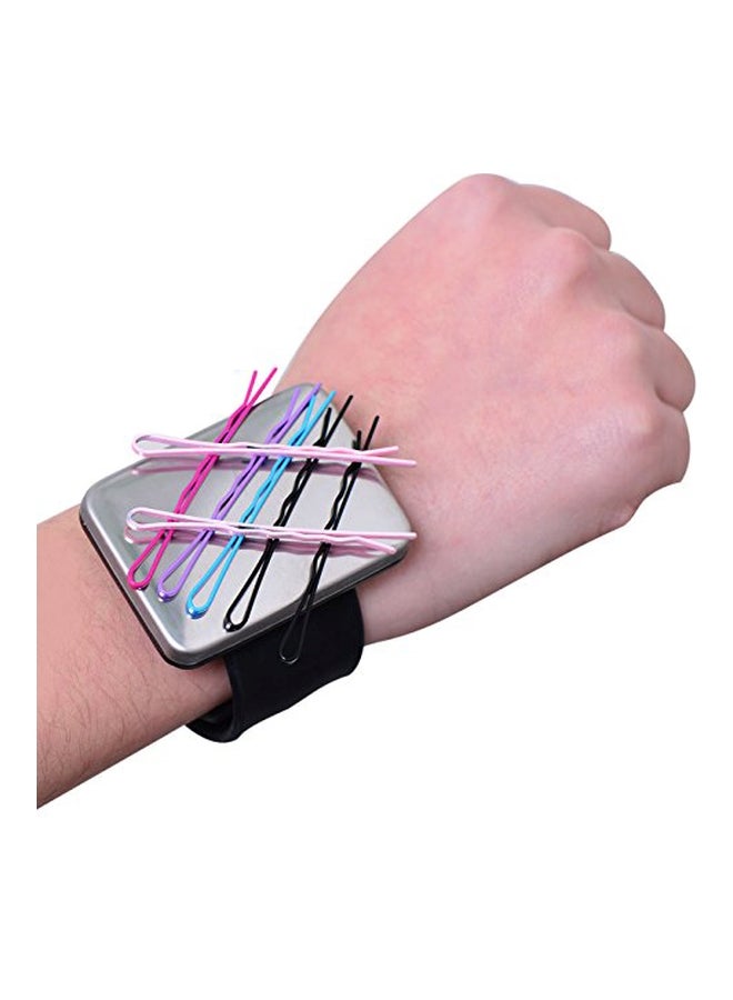 Perfehair Bobby Pins Holder Wrist Strap Black/Silver  - Image 4