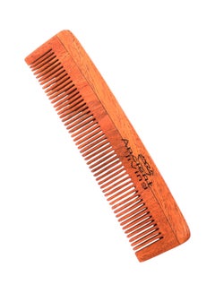 Ancient Living Wooden Hair Comb Brown 
