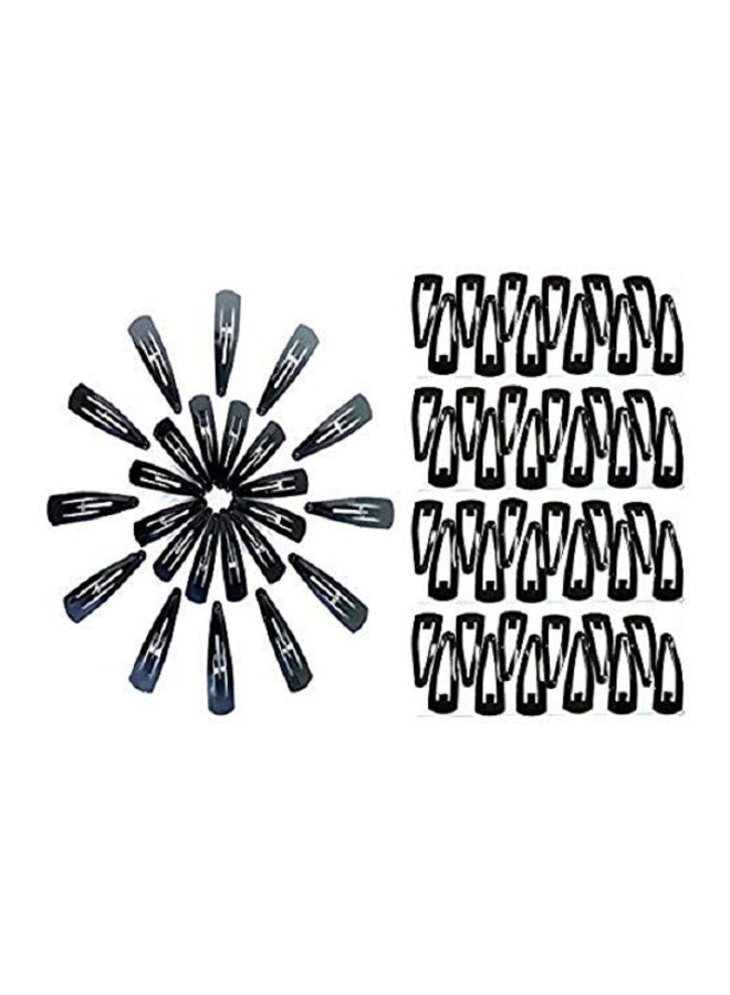 ماناسفيني مشابك تيك تاك عدد 48 قطعة أسود - Image 2