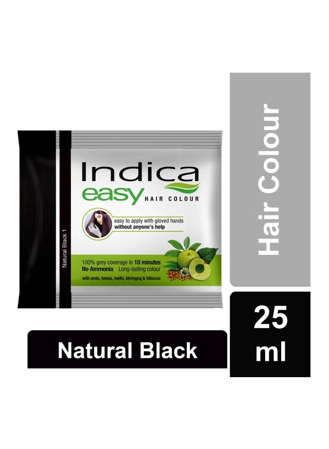 Indica Natural Easy Hair Colour Natural Black 1 25ml - Image 3