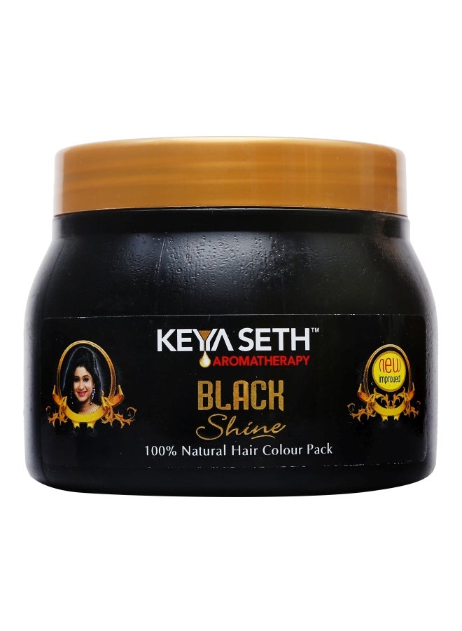 KEYA SETH AROMATHERAPY, DEVICE OF DROP Natural Hair Colour Pack Black 100grams  - Image 1