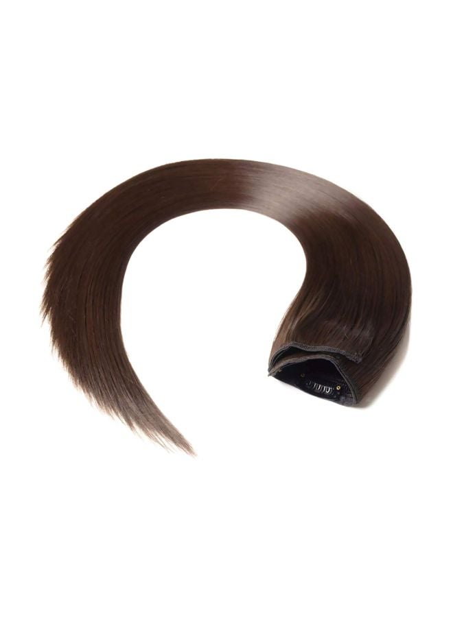 DALUCI Straight Hair Extensions Brown 24inch - Image 3