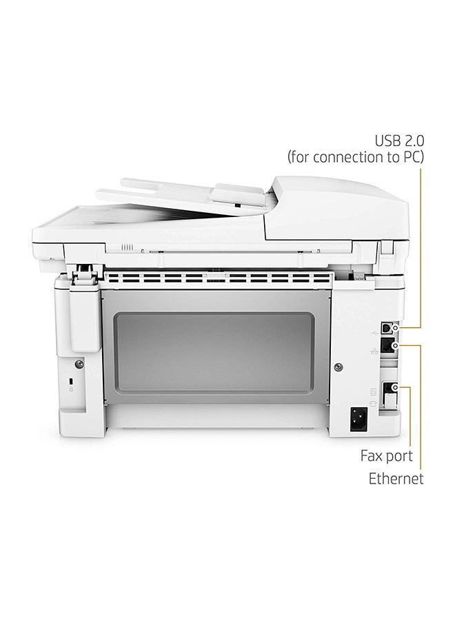 HP - LaserJet Pro MFP Printer M130fn,G3Q59A White - Image 1