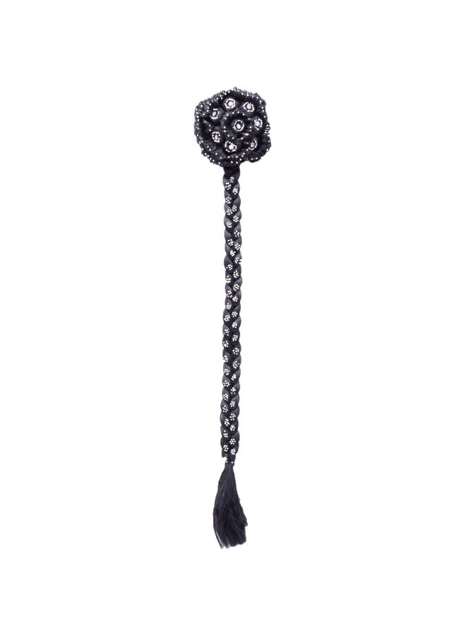 Honbon Hair Extension With Stone Work Black - Image 1