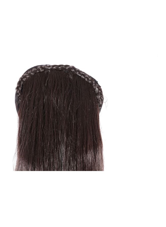 Honbon Long Straight Hair Wig Brown - Image 2