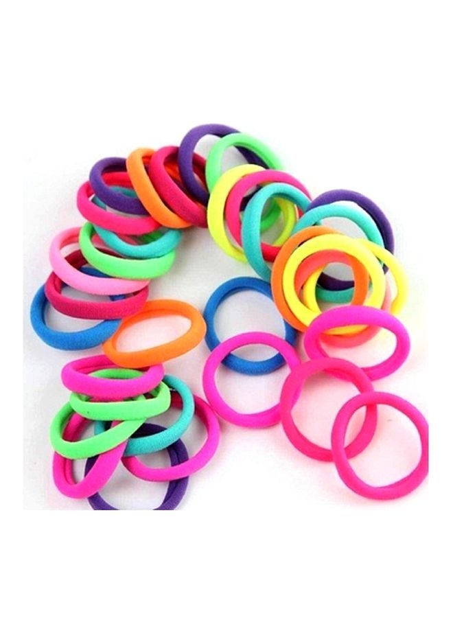 Delicate 200-Piece Elastic Band Set Multicolour 2.7cm - Image 2