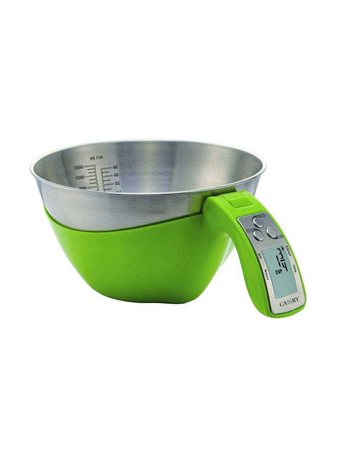 CAMRY Elelctronic Kitchen Scale Green 11.4 x 8.4 x 4.7inch - Image 1