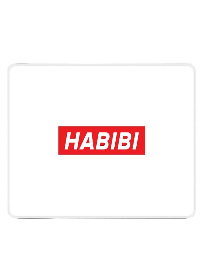 Stylizedd Habibi Designer Gaming Mousepad White - Image 1