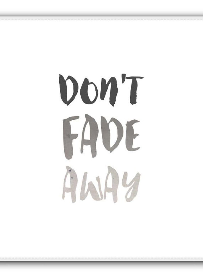 Stylizedd Don't Fade Away Designer Gaming Mousepad White/Grey - Image 2