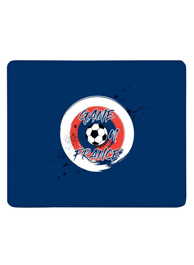 Stylizedd Game On France Designer Gaming Mousepad Blue/White/Red  - Image 1