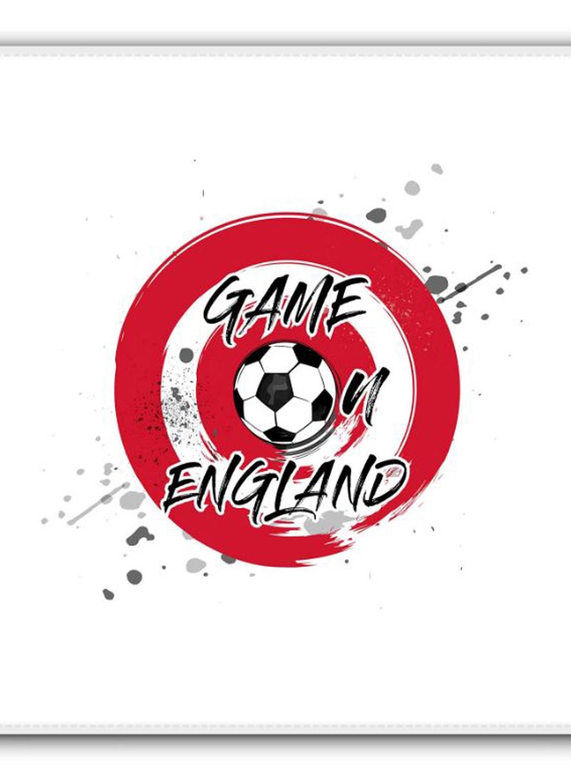 Stylizedd Game On England Designer Gaming Mousepad White/Red/Black - Image 2