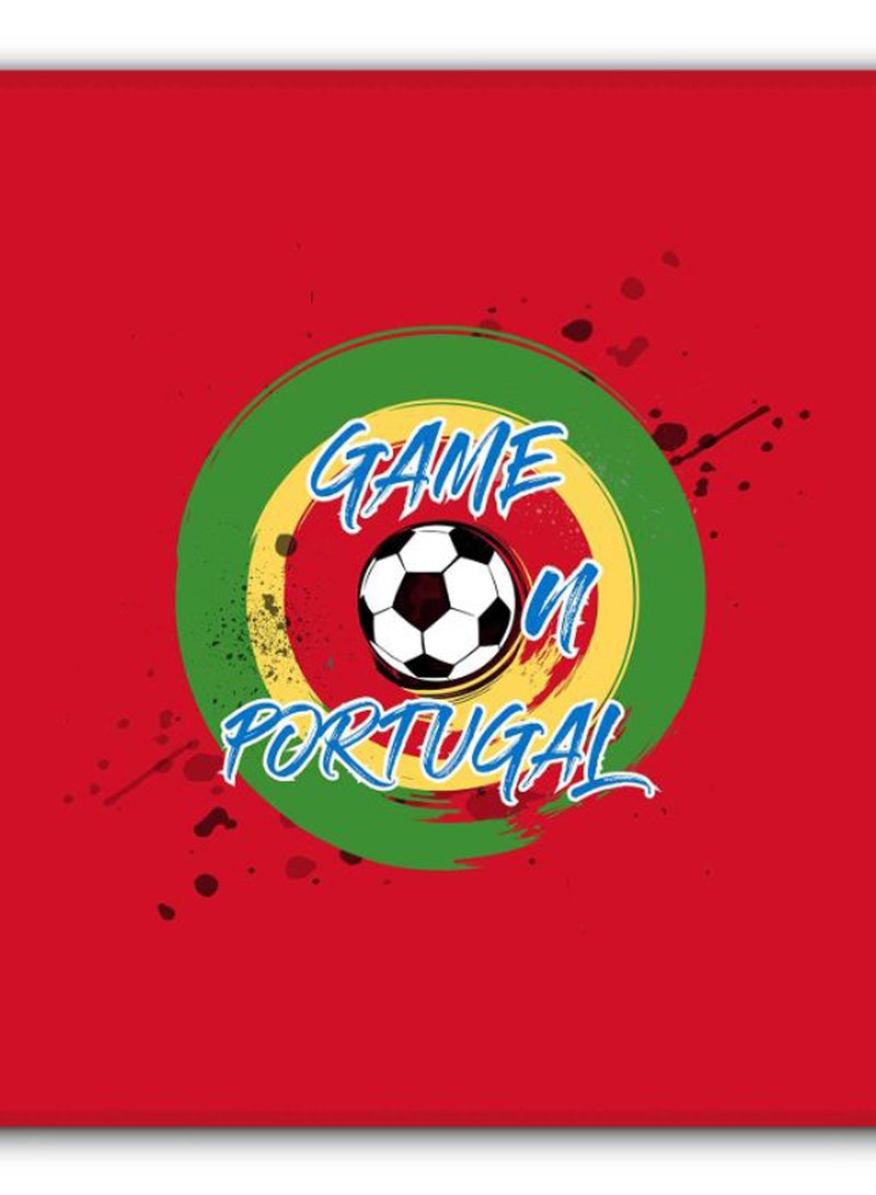 Stylizedd Game On Portugal Designer Gaming Mousepad Red/Green/Yellow - Image 2