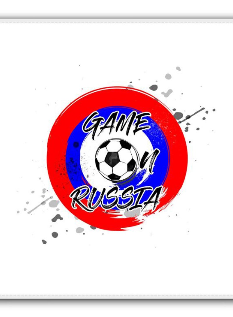 Stylizedd Game On Russia Designer Gaming Mousepad White/Red/Blue - Image 2