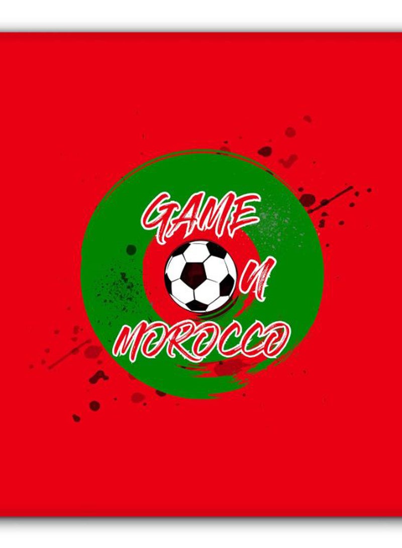 Stylizedd Game On Morocco Designer Gaming Mousepad Red/Green  - Image 2