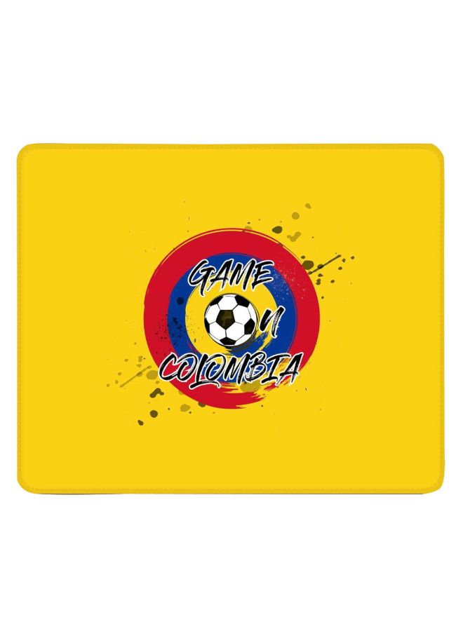 Stylizedd Game On Colombia Designer Gaming Mousepad Yellow/Red/Blue - Image 1