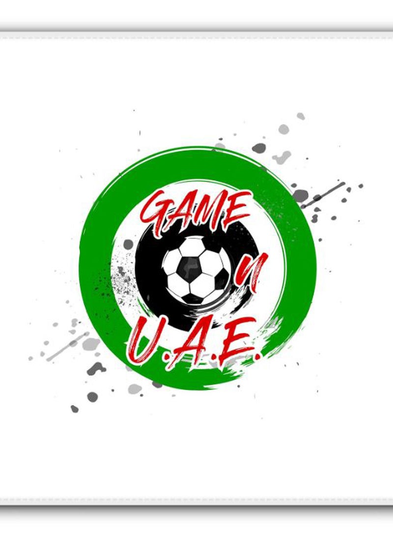 Stylizedd Game On U.A.E. Designer Gaming Mousepad White/Green/Red - Image 2