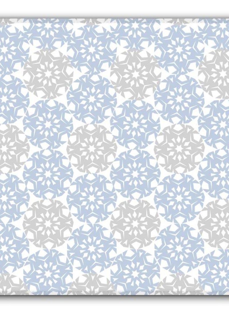 Stylizedd Frozen Snowflakes Designer Gaming Mousepad White/Blue/Grey  - Image 2