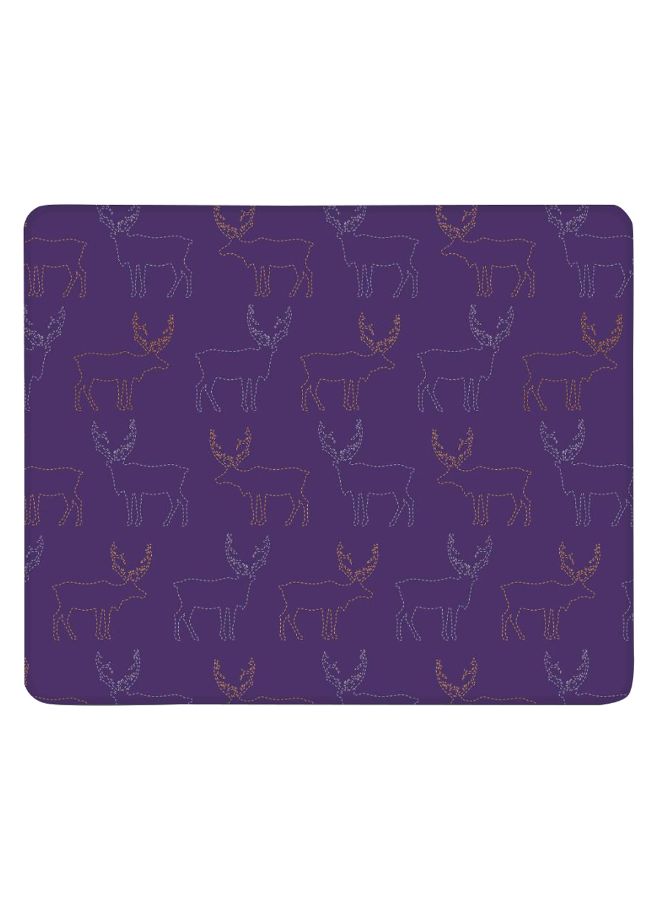 Stylizedd Moose Designer Gaming Mousepad Purple/Brown - Image 1