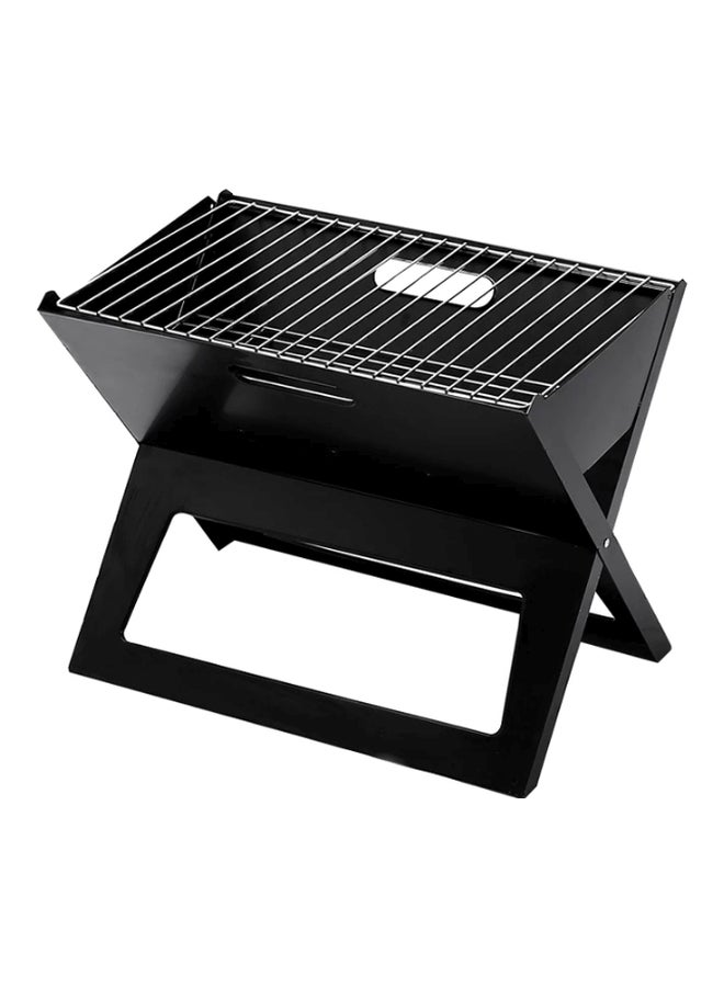 Foldable Charcoal Grill Black - Image 2
