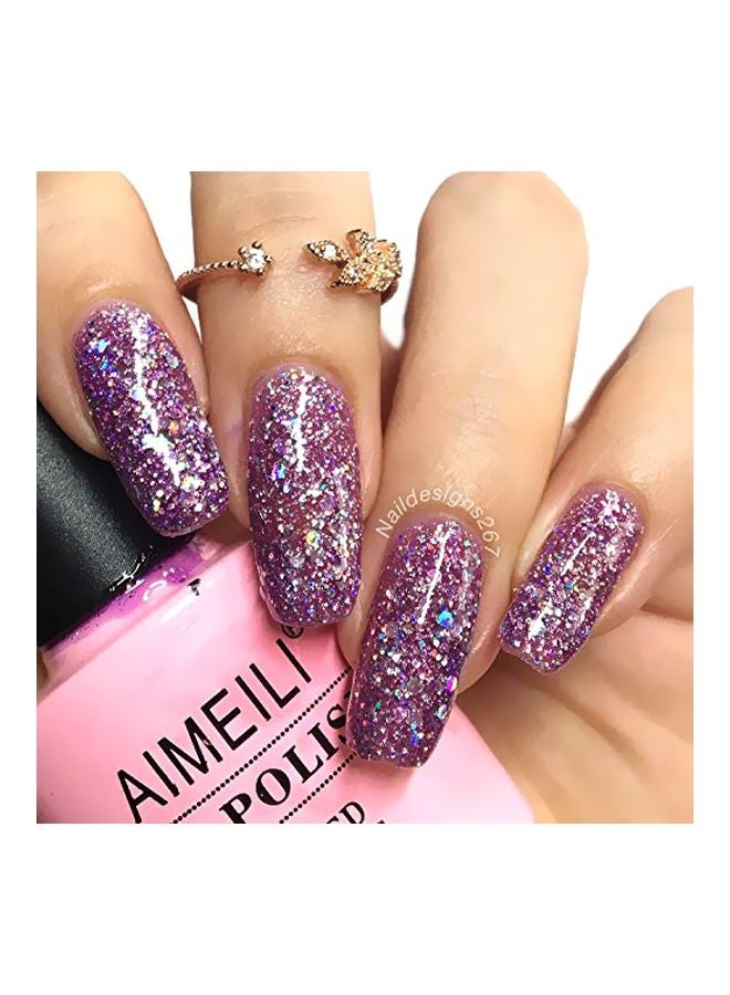 آيميلي طلاء أظافر جل سهل التقشير 049 برينسيس جليتر - Image 2