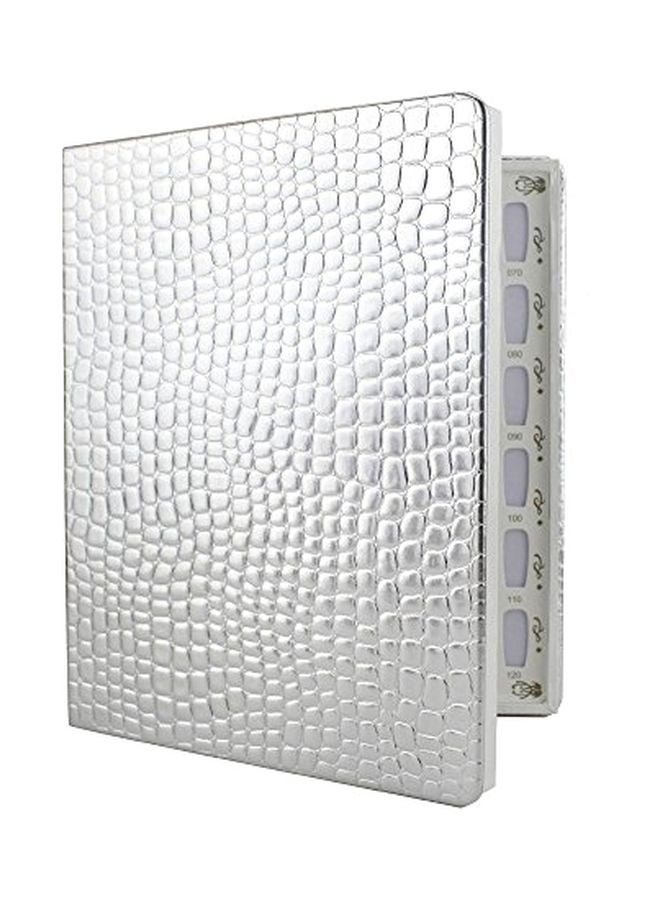 NMKL38 120-Piece Nail Color Chart Display Book Set Silver - Image 1